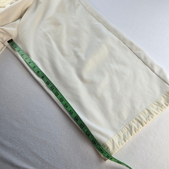 Athleta Women's Triumph Hybrid Wide‎ Crop Pants in Cream Ivory Style #533711 XL - Picture 12 of 13